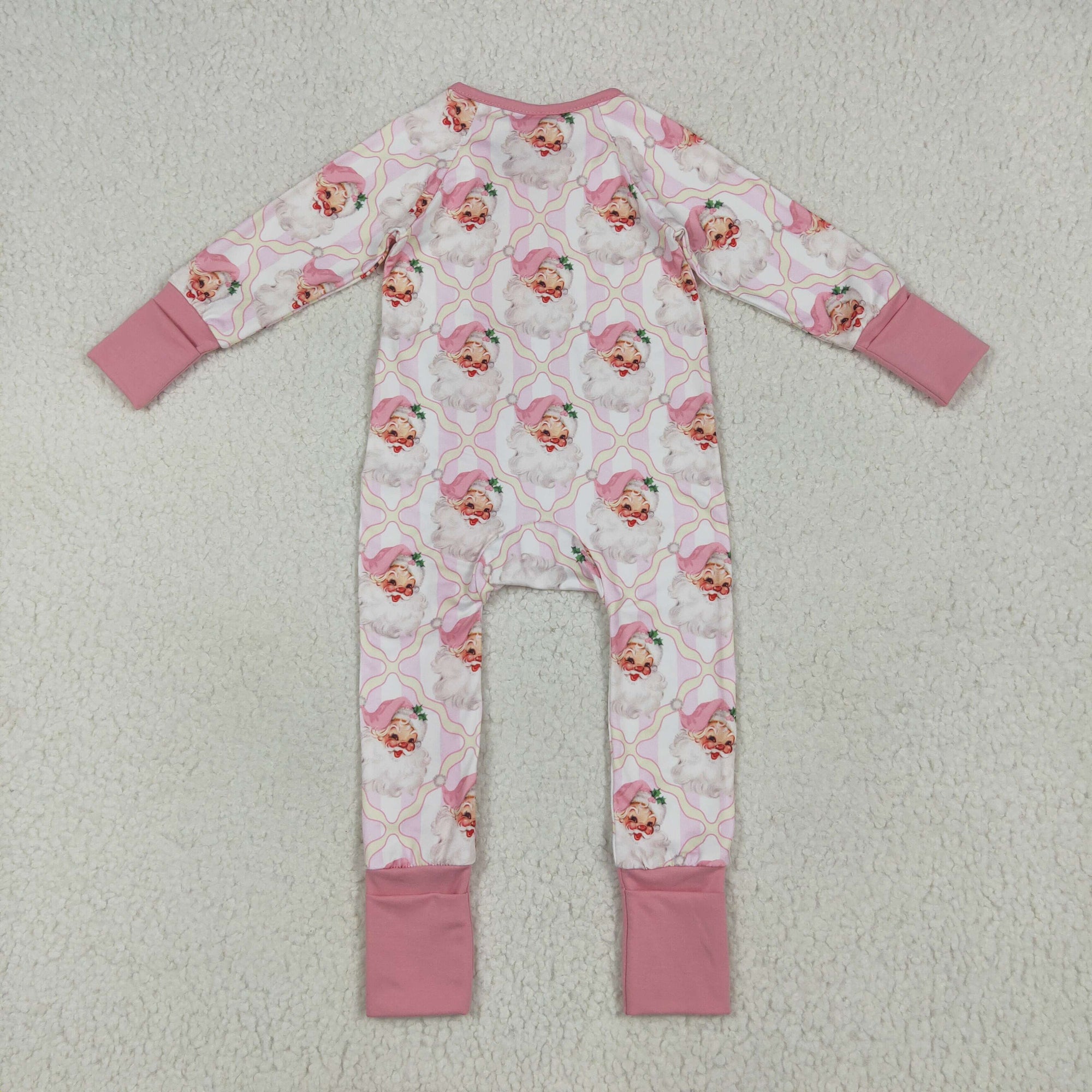santa print zip sleeper