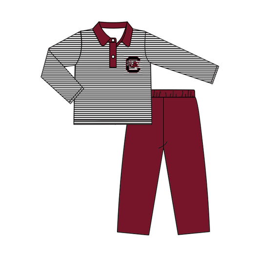 Split-CLOSE 5th Oct gamecocks team pants set boy