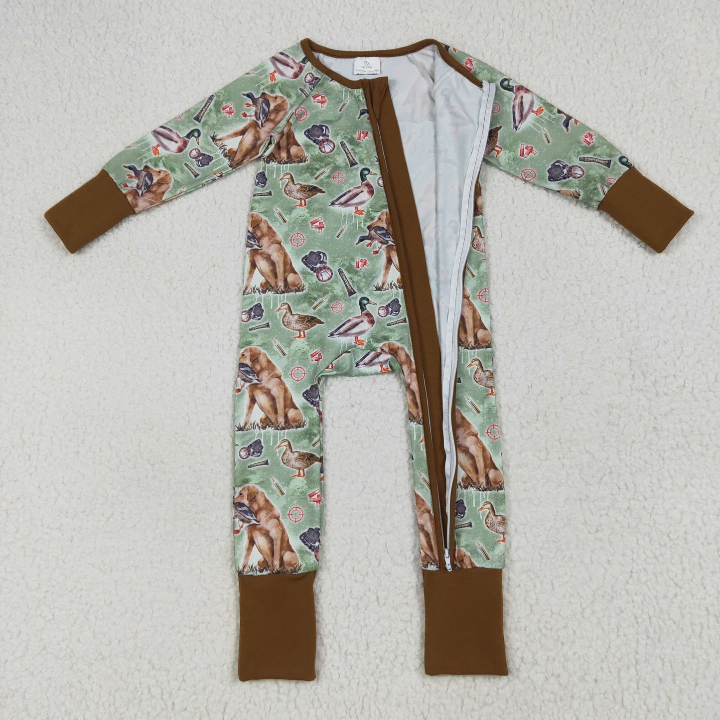 brown hunting zip sleeper