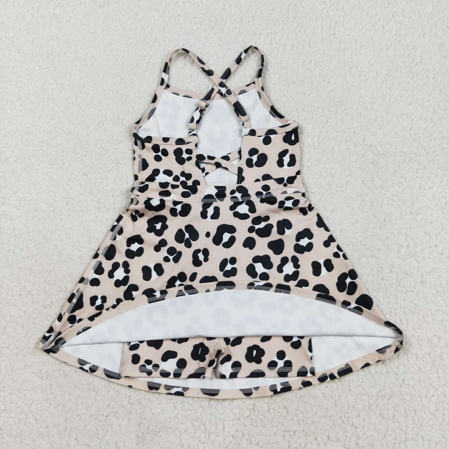 leopard athletic dress active dresses