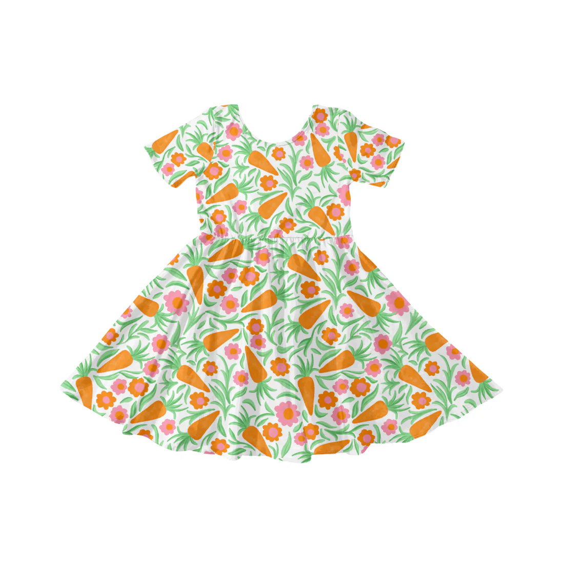 MOQ 8 TAT 6-8 weeks Easter Carrots Dress