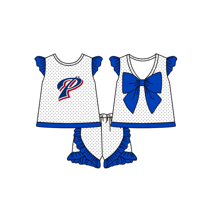 Pre order MOQ 5 Ashley P Team Girl Shorts Set