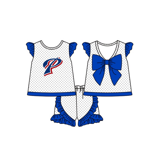 Pre order MOQ 5 Ashley P Team Girl Shorts Set