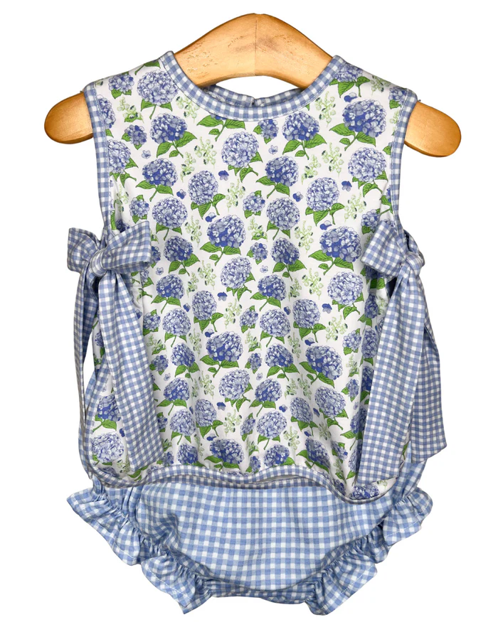TAT 6-7 weeks MOQ 5 Girls Hydrangea Bow Bloomer Set