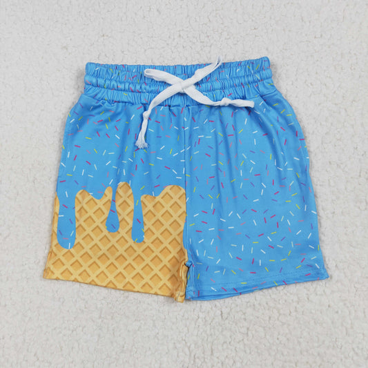 blue ice cream boy shorts