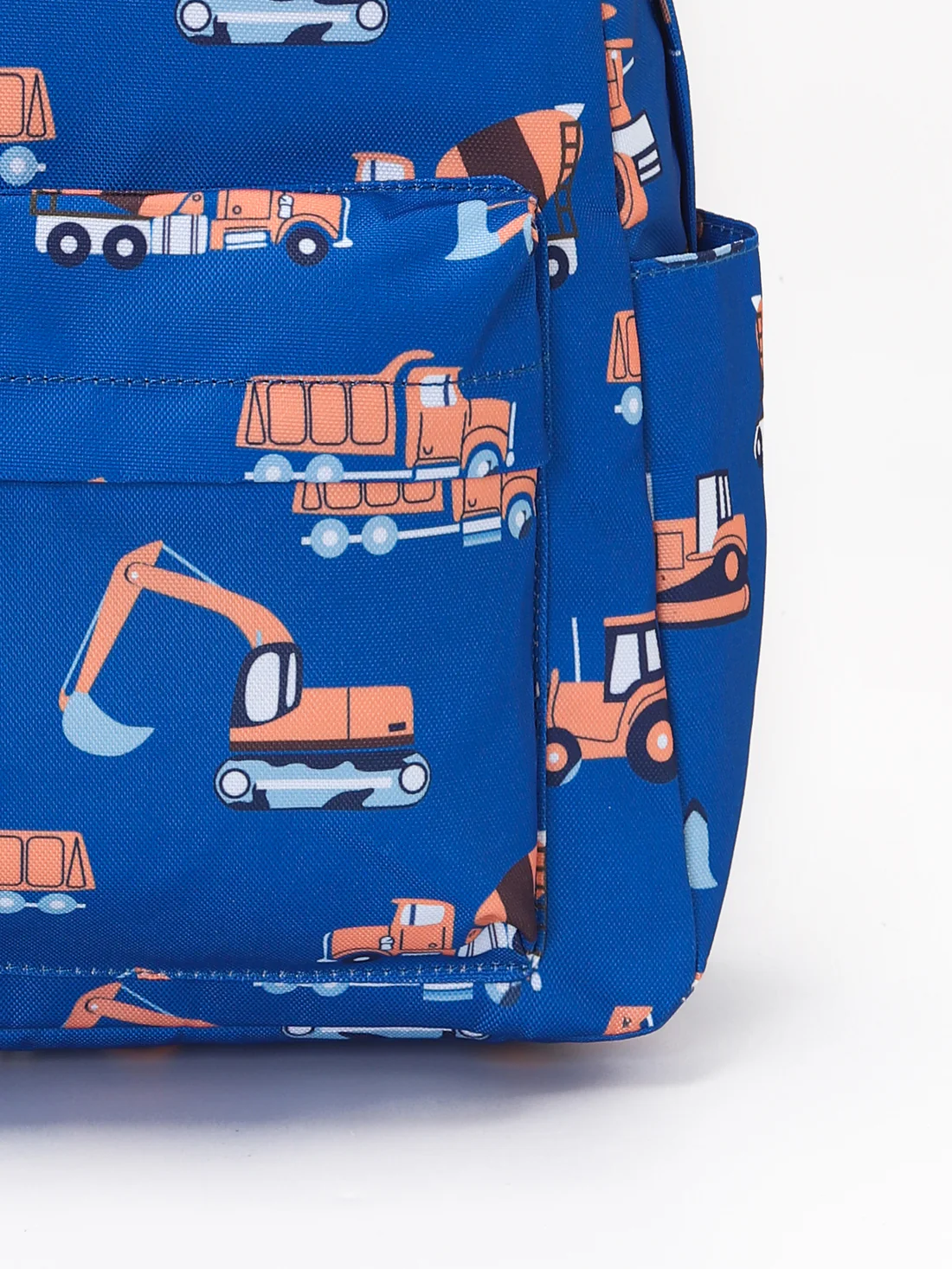 construction truck print bag child backpack