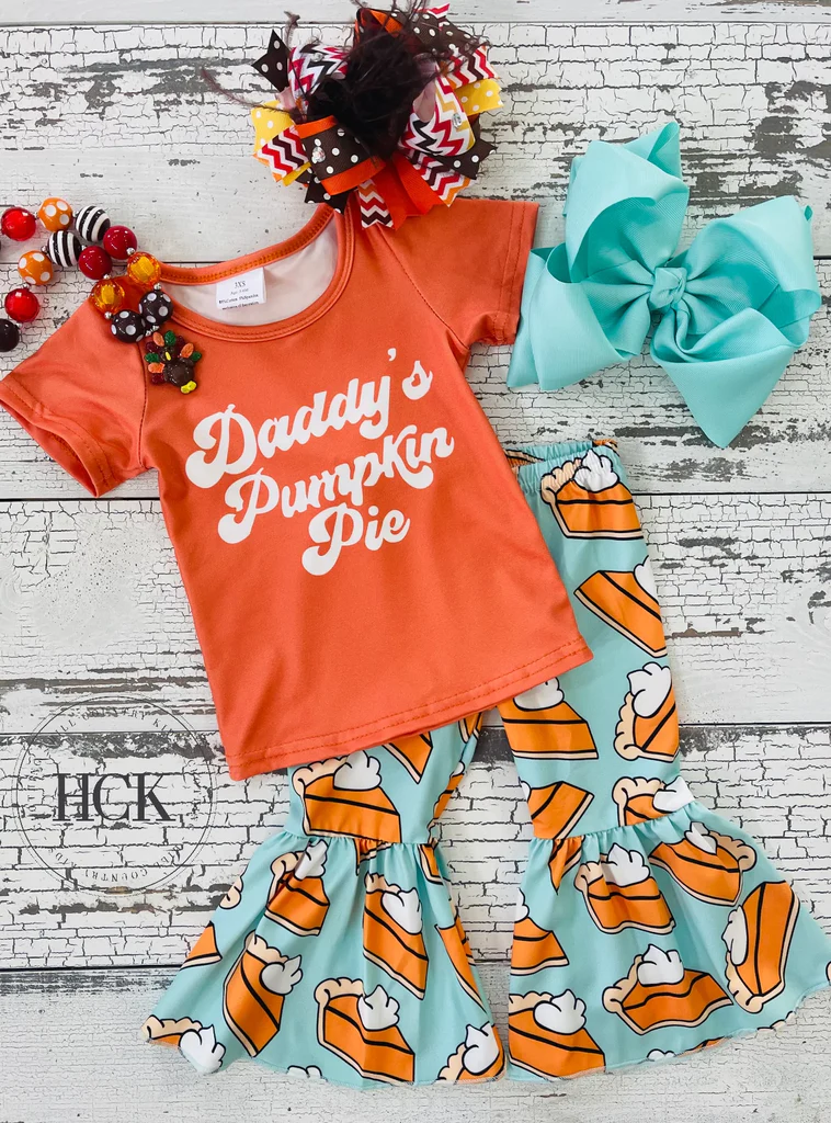 Orange Daddy's Pumpkin Pie Outfit