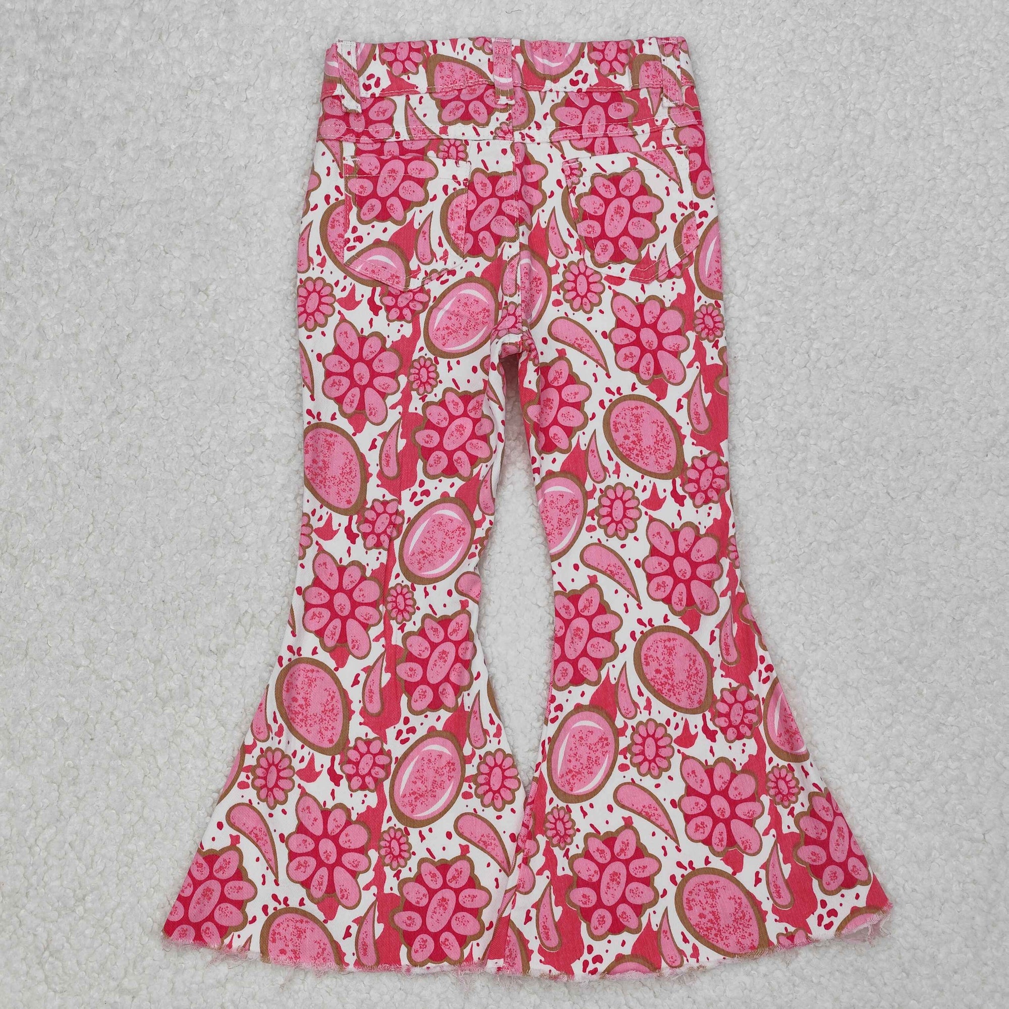 pink turquoise girl jeans
