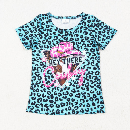 het there cowboy leopard tee