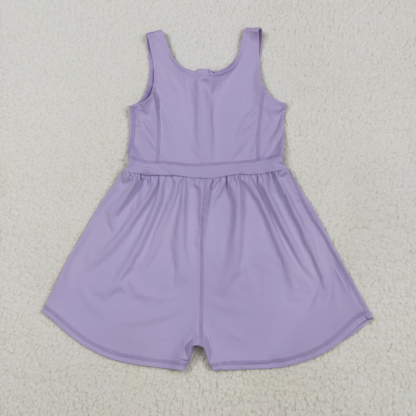 purple active wear athletic jumpsuit