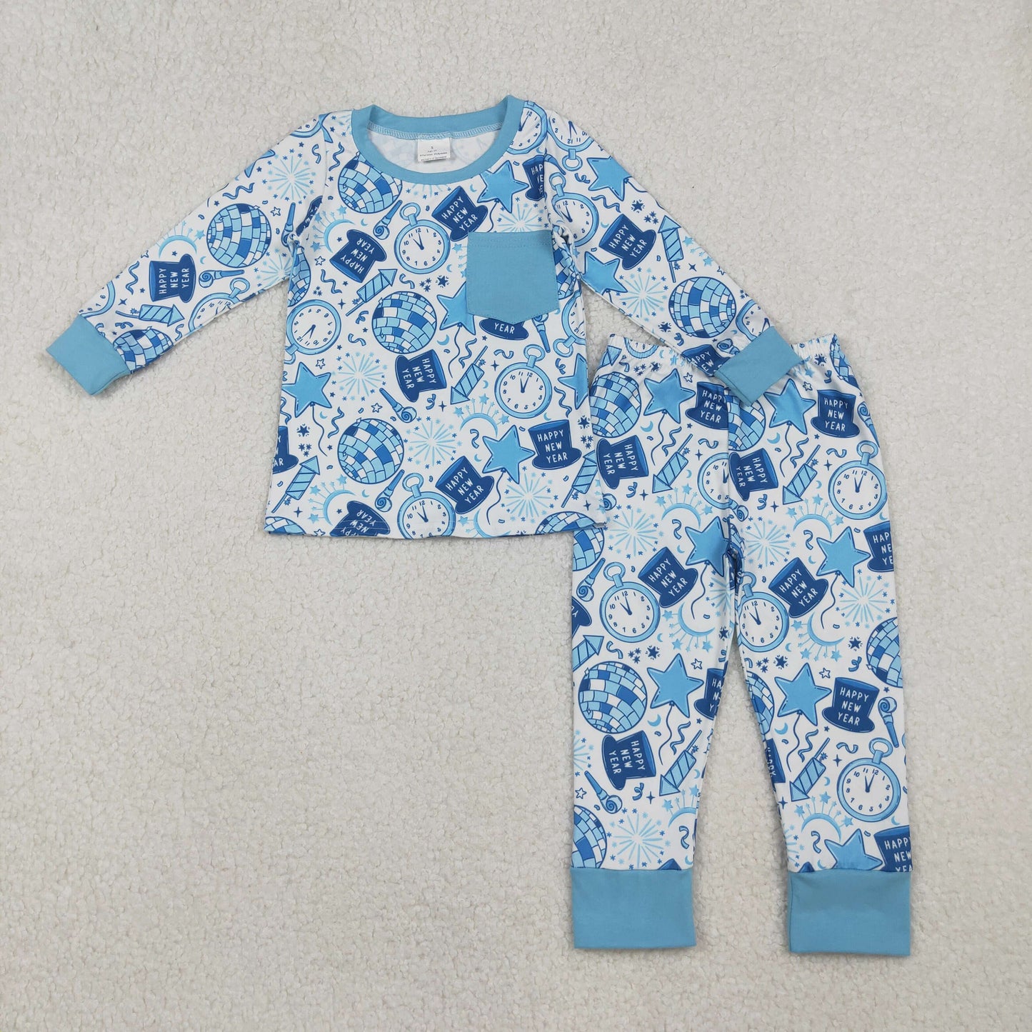 happy new year boy pajama set