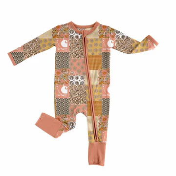 TAT 5-6 weeks MOQ 3 baby carhartt zip sleeper