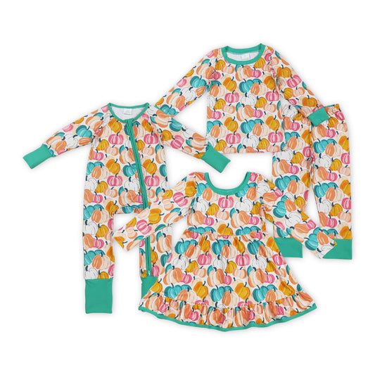 Colorful Pumpkin Matching Clothes
