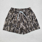 S0324 USA Warehouse Man Camo Trunk Adult Swim Shorts
