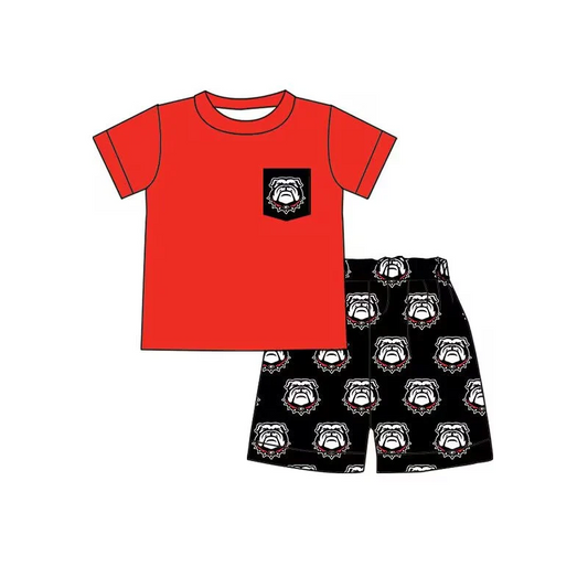 Custom order boy team shorts set dog