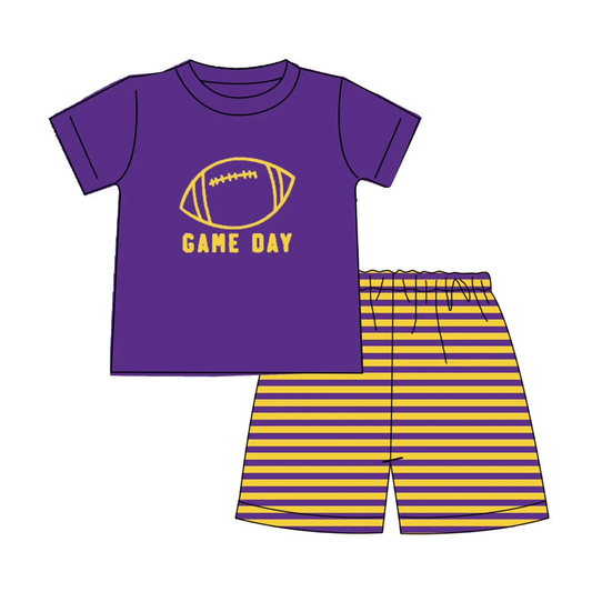 TAT 6-7 weeks MOQ 5 Game Day purple/ gold
