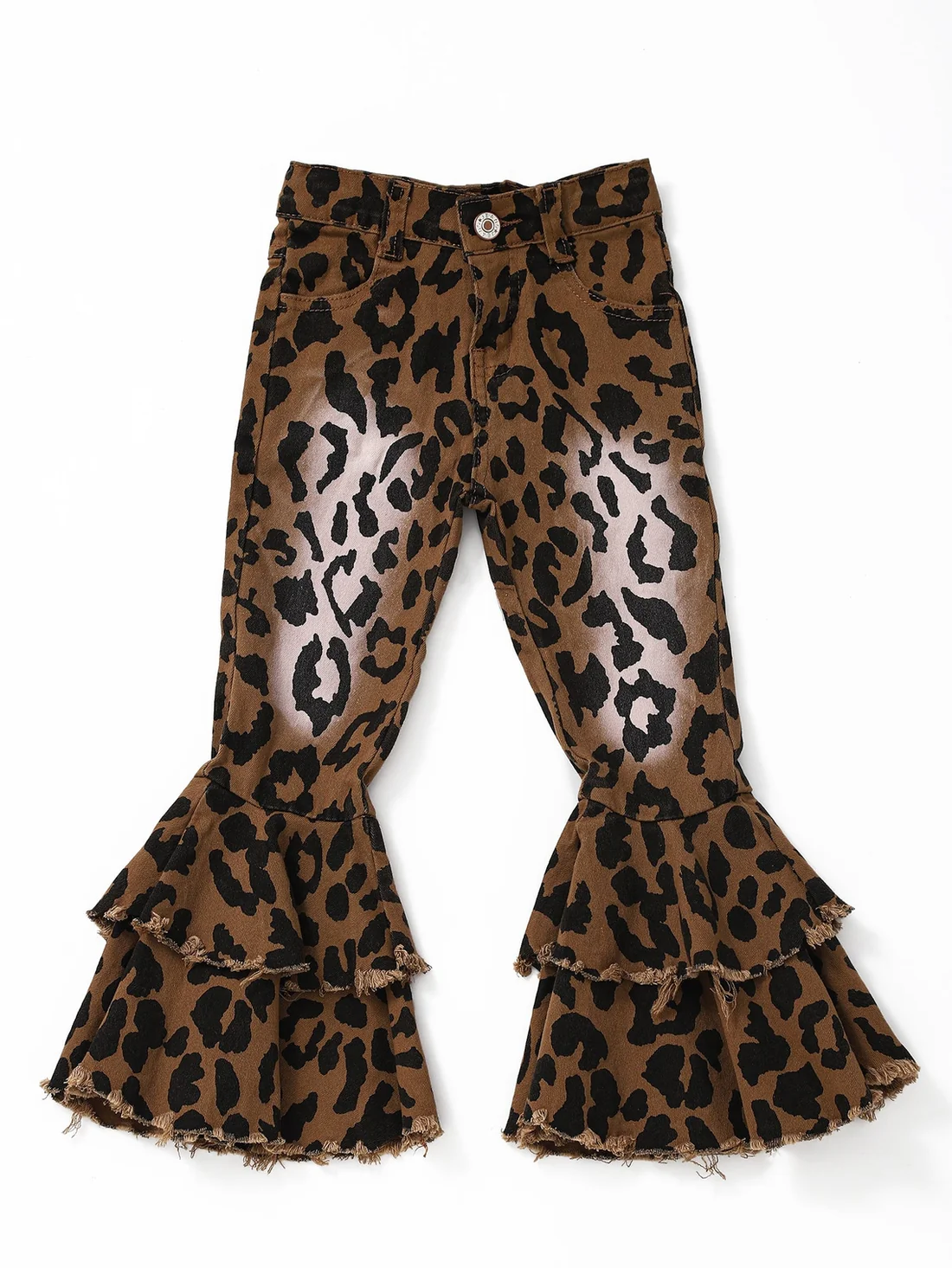 Leopard Flare Jeans