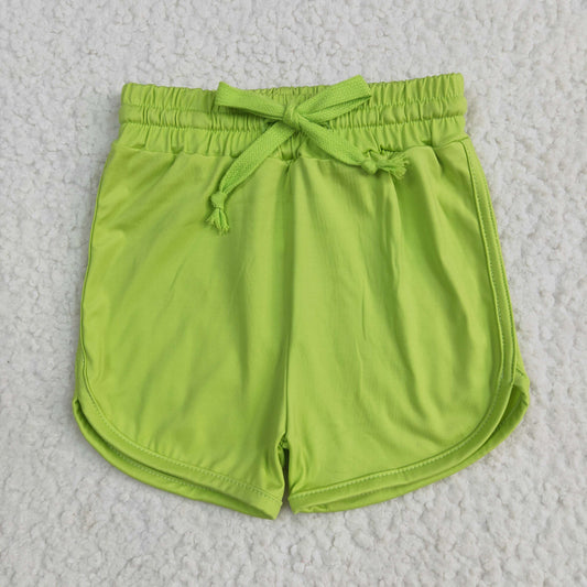 bright green athletic shorts