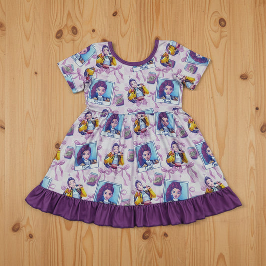 short sleeve kpop dress