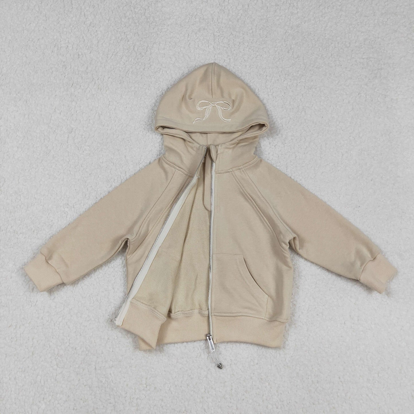 cotton zipper hoodie