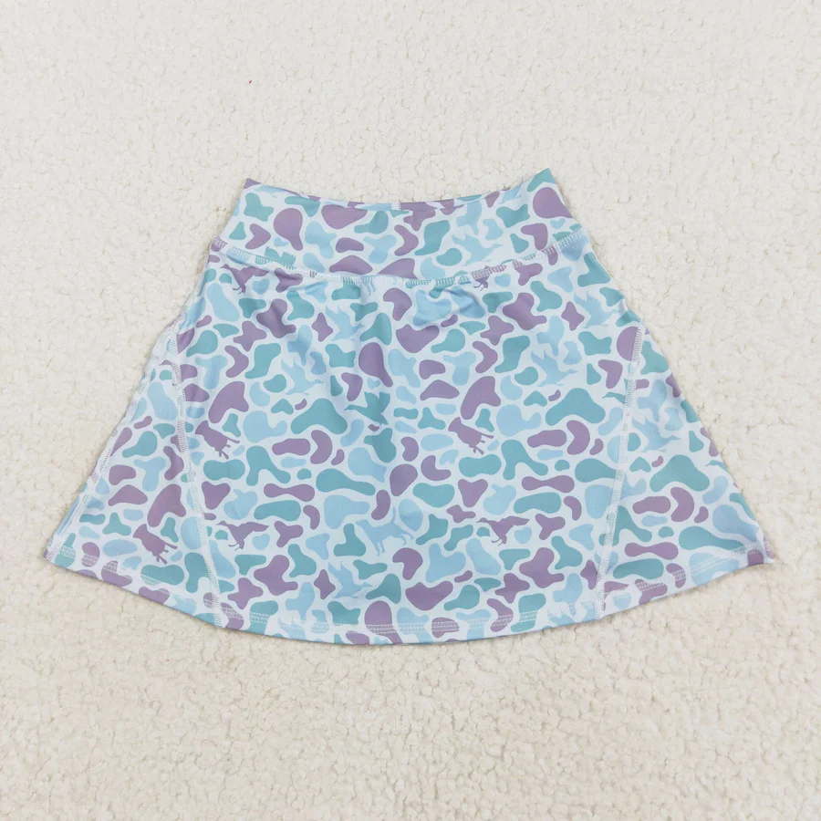 Mommy and me camo tennis yoga skort