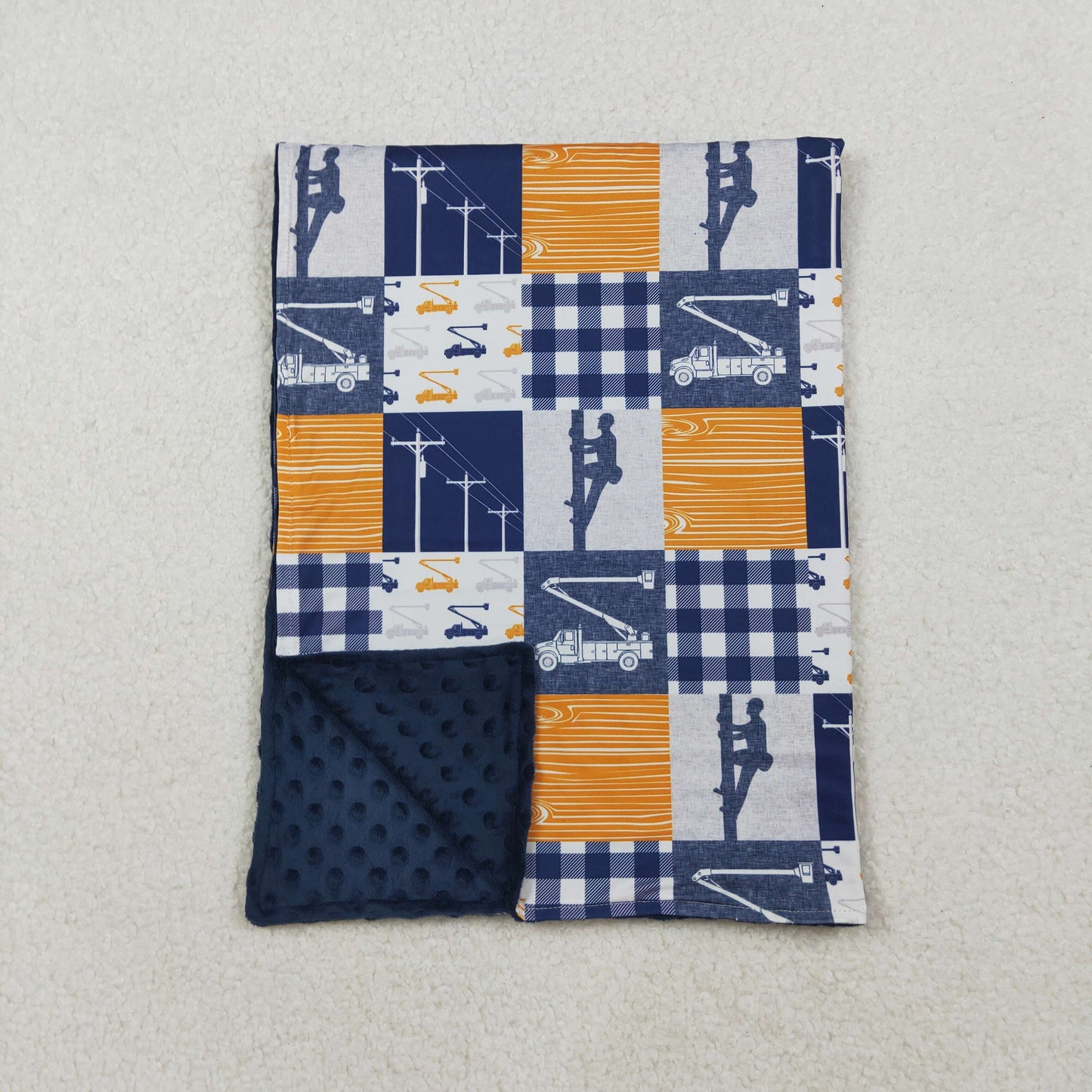 lineman baby blanket