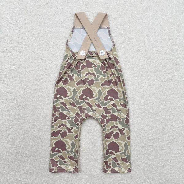 SR1913 USA Warehouse Strap Deer Camo Romper Boy