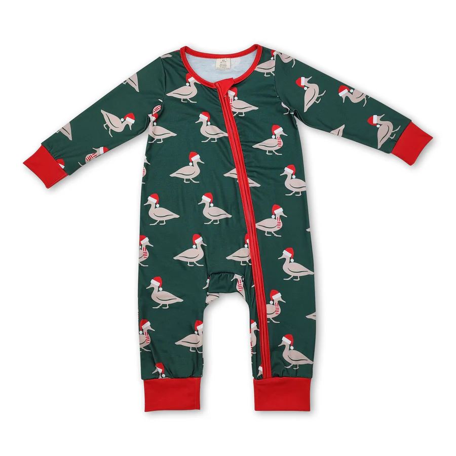 Santa Duck Christmas Family Pajama