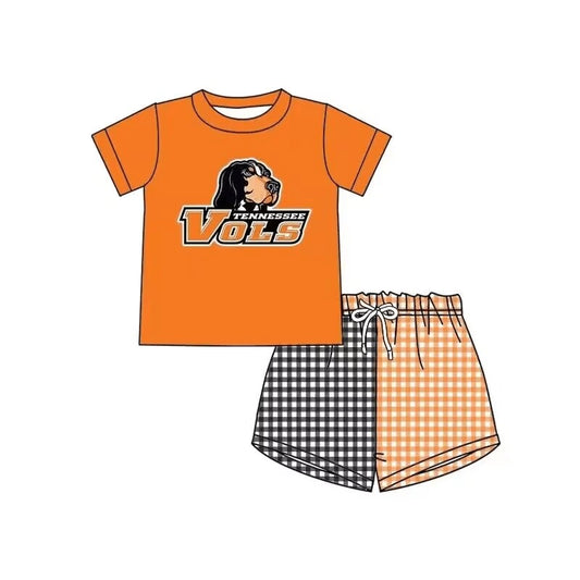 Custom order sports team boy shorts set vols