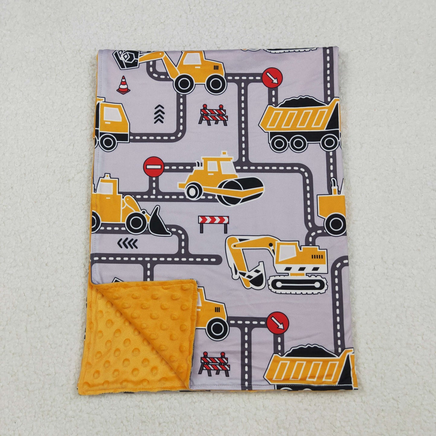 constructions baby blanket