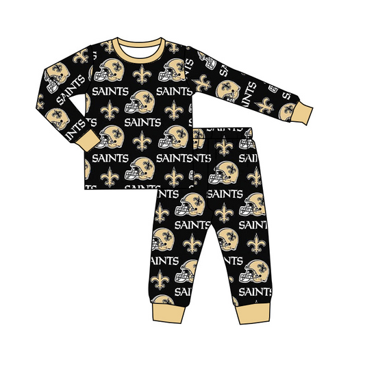 Split-CLOSE  1st Sept saints pajama set boy