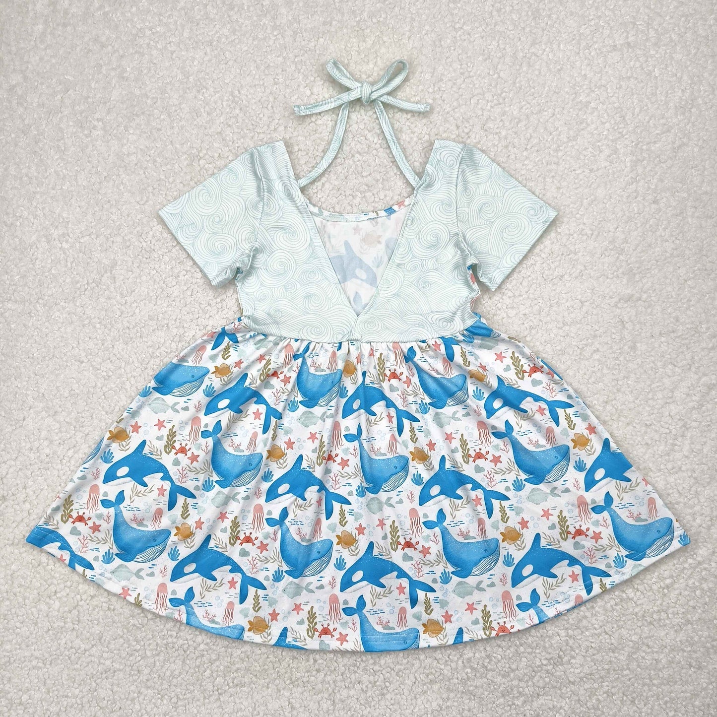 short sleeve dolphin dress