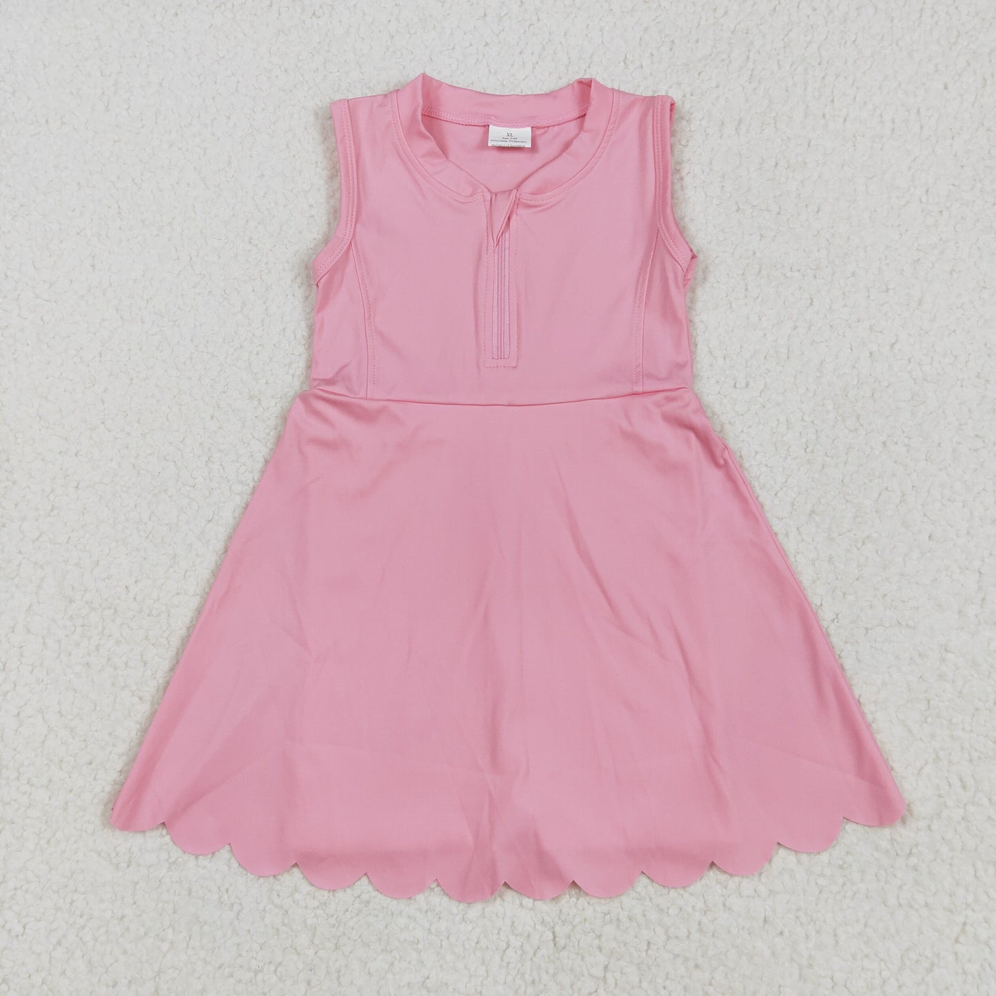 solid pink athletic skort dress