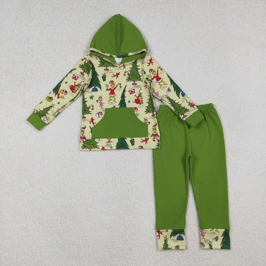 gri*ch hoodie pants set Christmas boy outfit