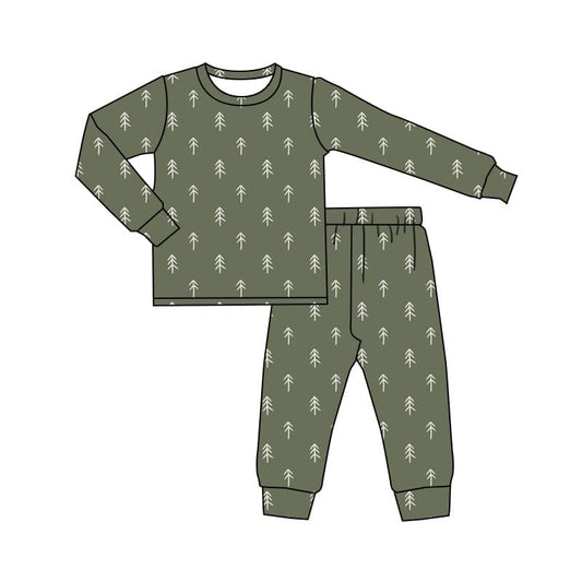 Split-CLOSE 27th Aug pine tree sage green christmas bamboo lounge set