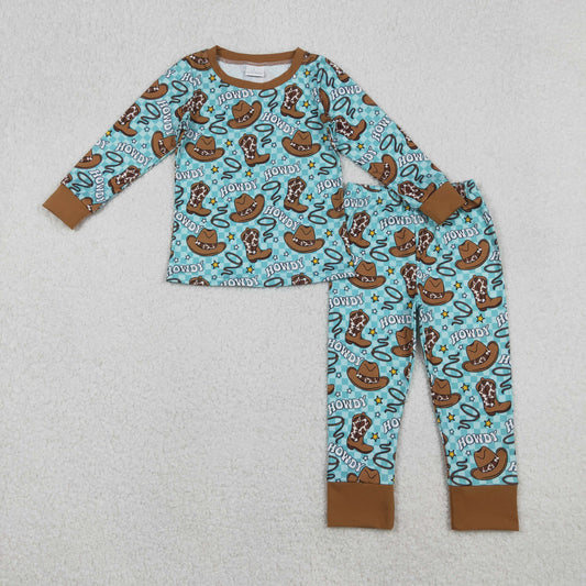 howdy cowboy two pieces lounge set