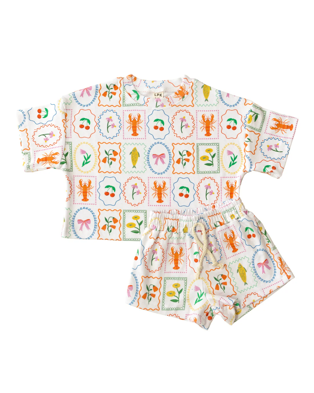 TAT 6-7 weeks MOQ 5 whimsy summer shorts set