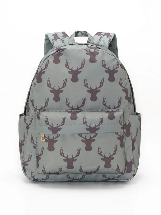 deer print bag children backpack
