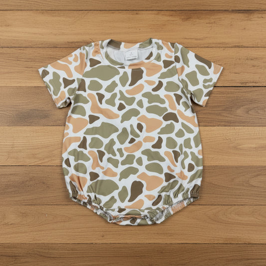 short sleeve camo bubble