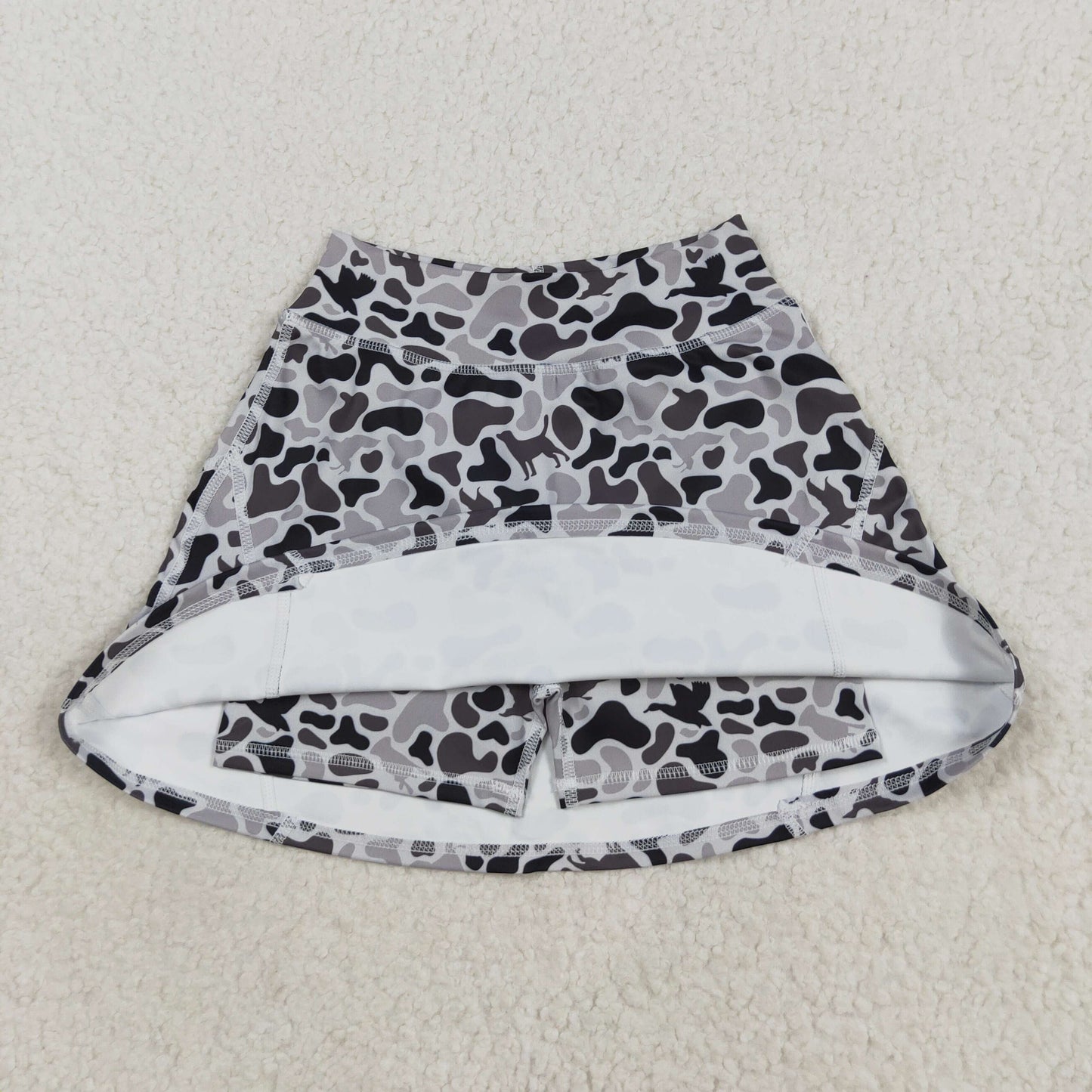 baby girl hunting camo athletic skort