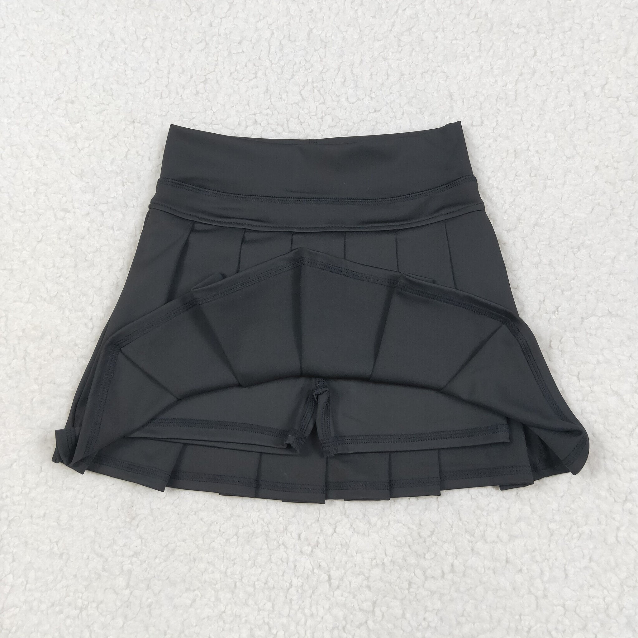 girls tennis skirt black