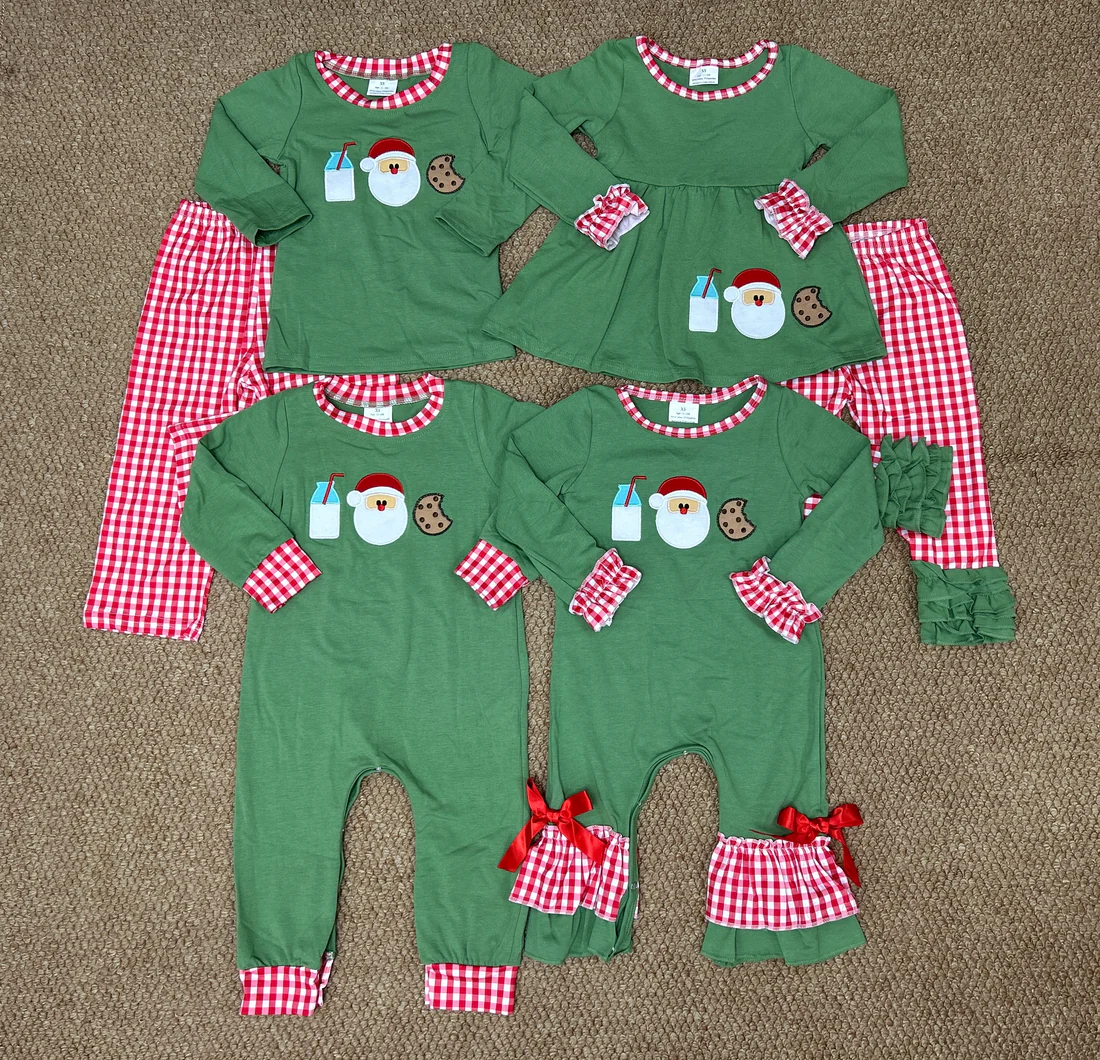 Christmas Cookies Embroidery Sibling Clothing