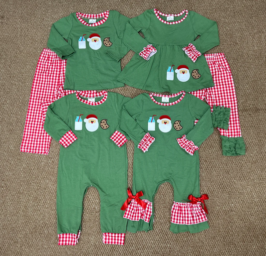 Christmas Cookies Embroidery Sibling Clothing