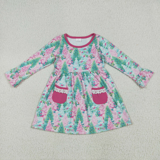 Christmas tree girl dress