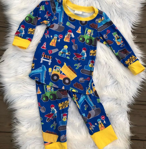 Construction Truck Pajama