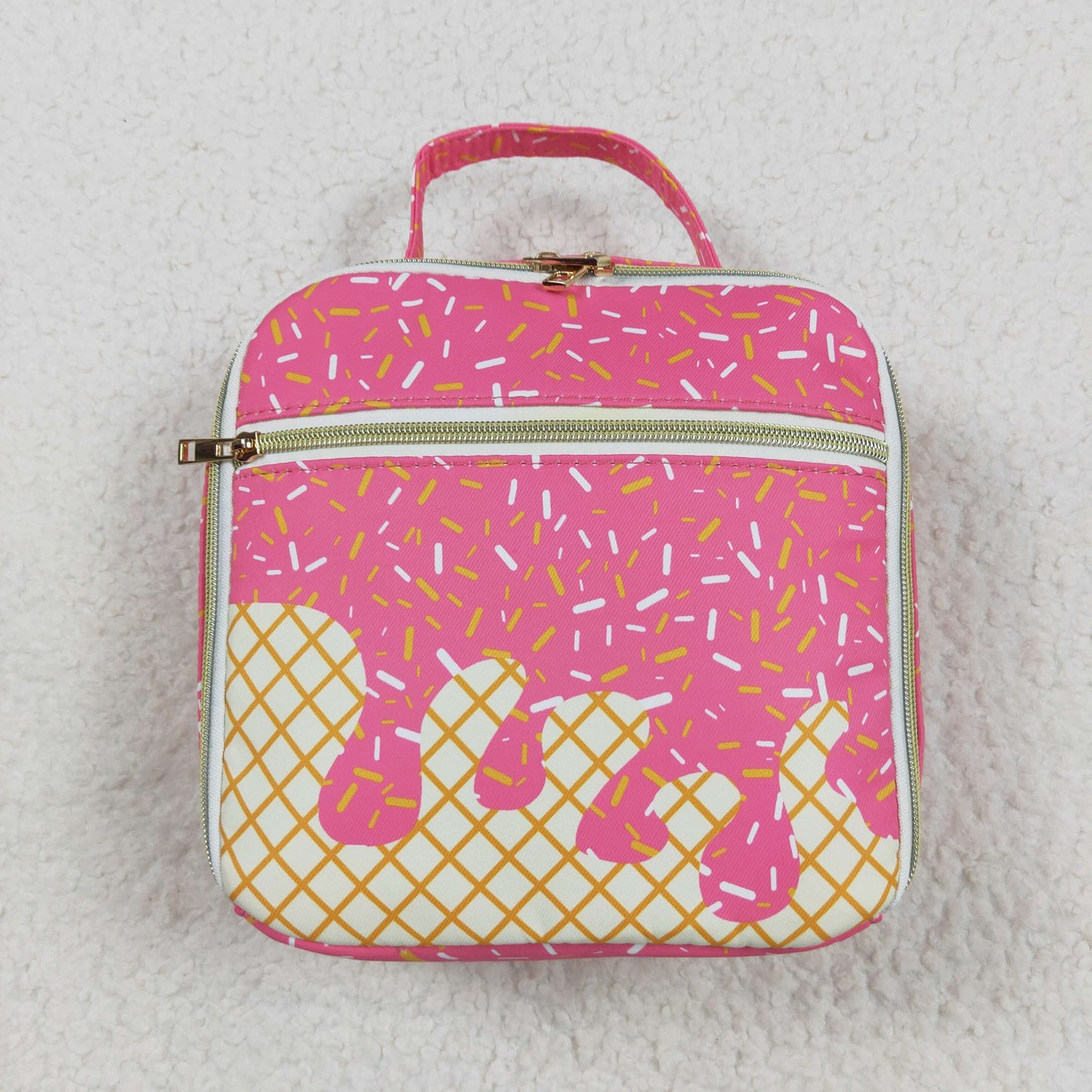 pink sprinkle ice-cream lunch box