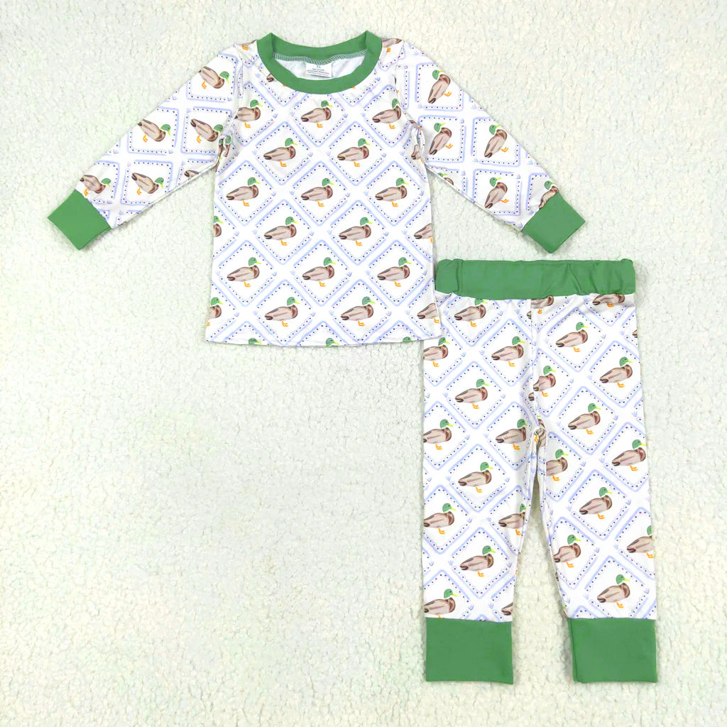 duck print two pieces lounge set