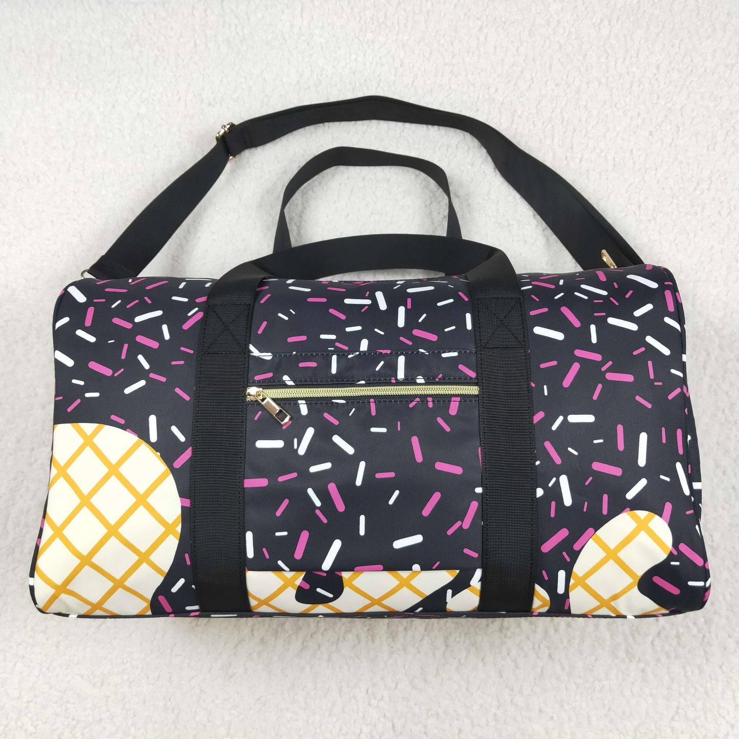 ice-cream sprinkle duffel & gym bags