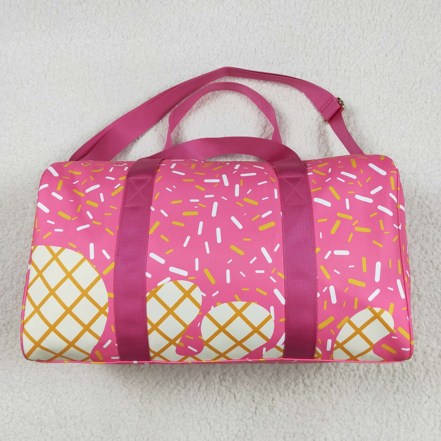 ice-cream sprinkle duffel & gym bags