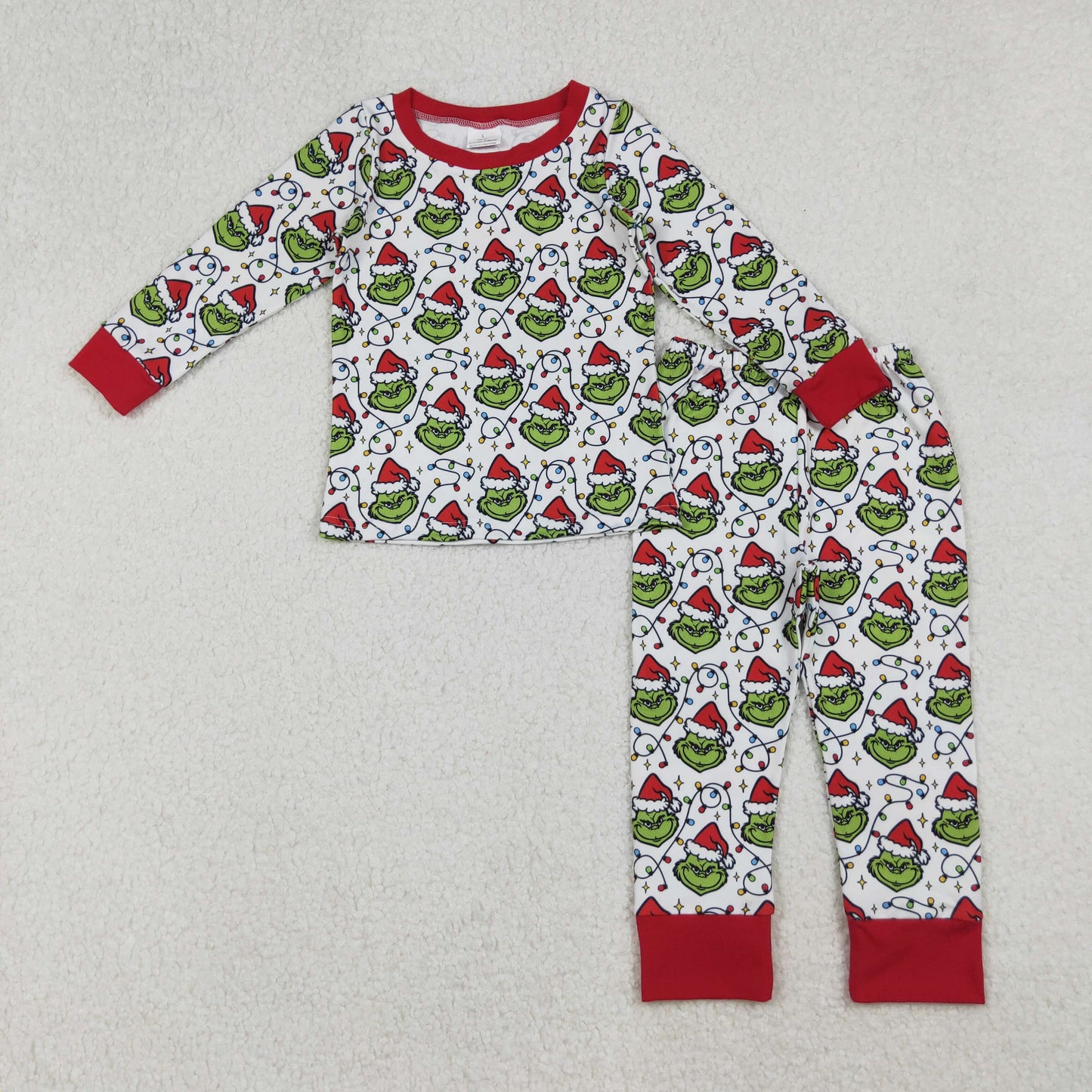gri*ch Christmas light unisex kids lounge set pajama